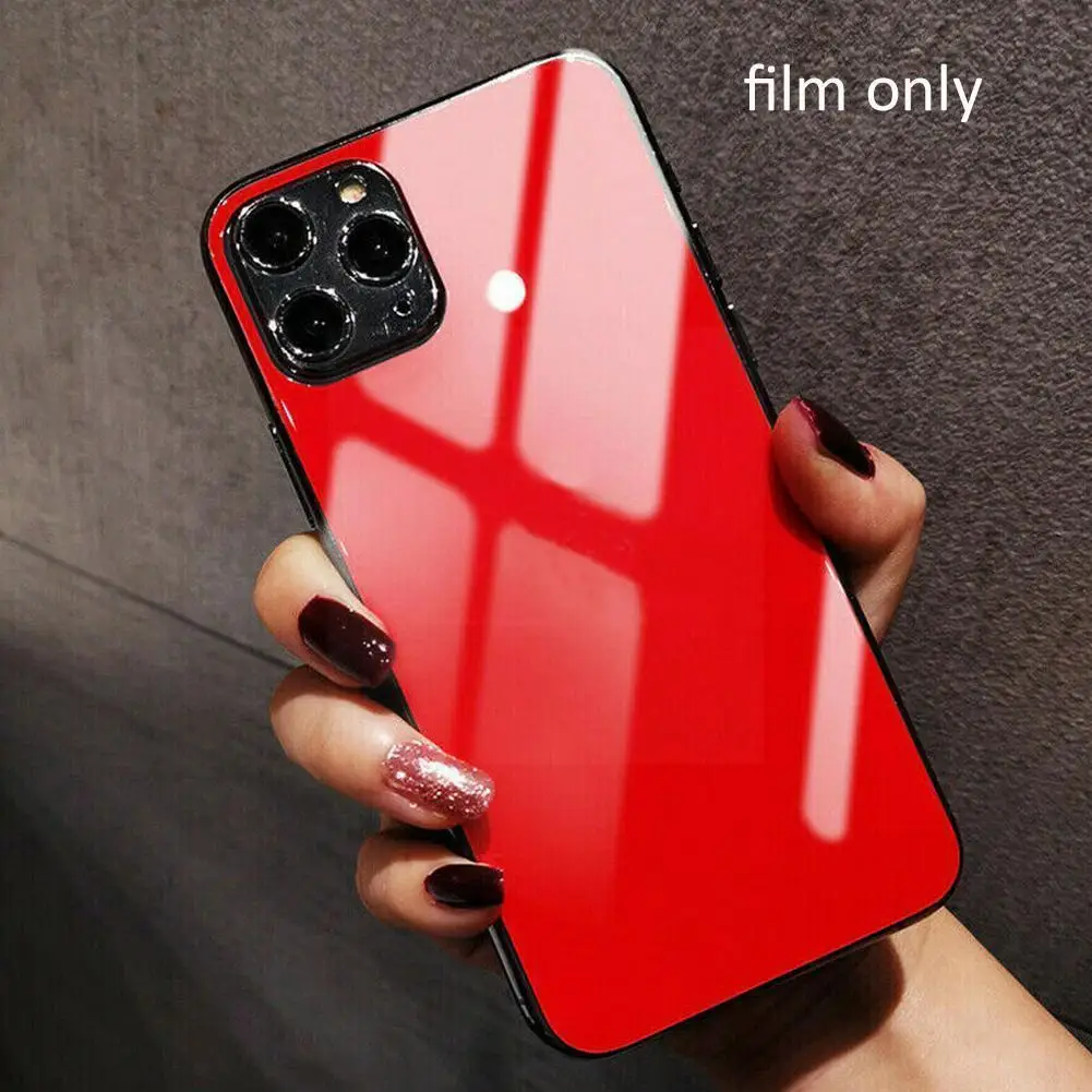 New 9H 2.5D Rear Back Tempered Glass Screen Protector For IPhone 12 Pro MAX Mini Full Cover Black White Back Protector O0F5
New 9H 2.5D Rear Back Tempered Glass Screen Protector For IPhone 12 Pro MAX Mini Full Cover Black White Back Protector O0F5
