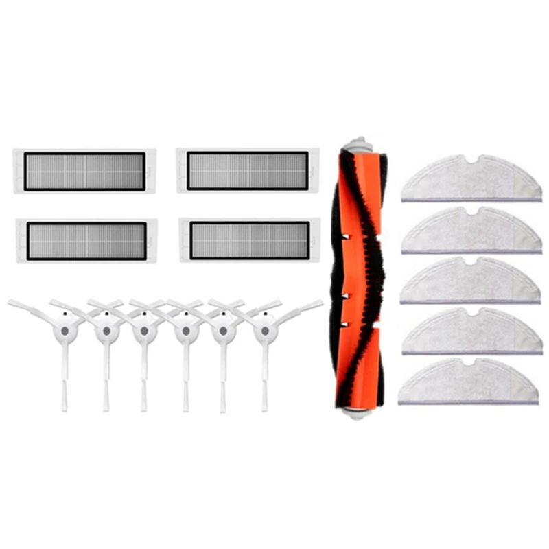 For Xiaomi Roborock S50 S51 S55 S5 S6 Vacuum Cleaner Parts Side Brush+HEPA Filter+Main Brush+Mop Cloths Accessories
For Xiaomi Roborock S50 S51 S55 S5 S6 Vacuum Cleaner Parts Side Brush+HEPA Filter+Main Brush+Mop Cloths Accessories