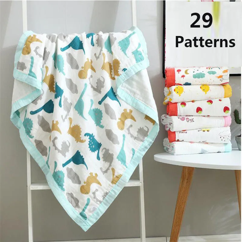 Baby Blankets Newborn Soft 6 Layers Muslin Receiving Blankets for Baby Beds Kids Children Summer Blanket Swaddle 29 Patterns
Baby Blankets Newborn Soft 6 Layers Muslin Receiving Blankets for Baby Beds Kids Children Summer Blanket Swaddle 29 Patterns