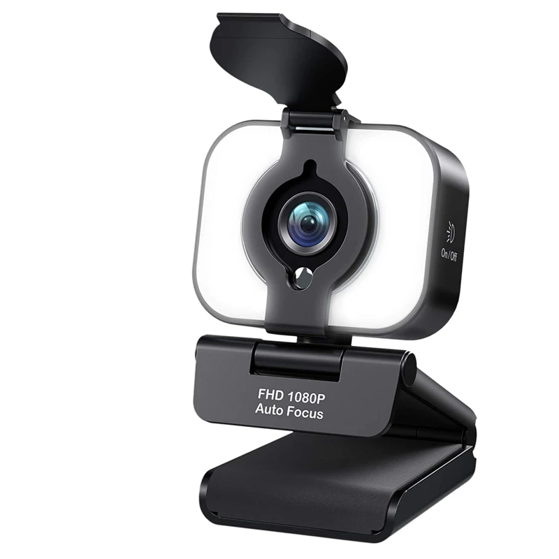 1080P Full Hd Camera Streaming Media Webcam With Ring Light Microphone Privacy Protection Cover Plug And Play
1080P Full Hd Camera Streaming Media Webcam With Ring Light Microphone Privacy Protection Cover Plug And Play