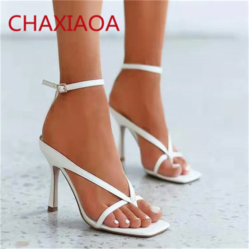 CHAXIAOA Summer New Women Gladiator Sandals Ladies Flip Flops Buckle Stra Sexy High Heels Female Leather Trend Shoes Sandalias
CHAXIAOA Summer New Women Gladiator Sandals Ladies Flip Flops Buckle Stra Sexy High Heels Female Leather Trend Shoes Sandalias