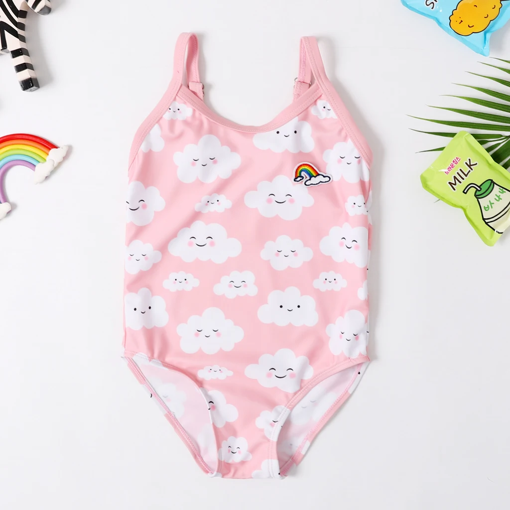 2020 New Baby Girl Swimsuit Girl's One Piece Swimwear Classic Children Bodysuit Smile Light Cloud Swimsuit for Girl Bathing Suit
2020 New Baby Girl Swimsuit Girl's One Piece Swimwear Classic Children Bodysuit Smile Light Cloud Swimsuit for Girl Bathing Suit