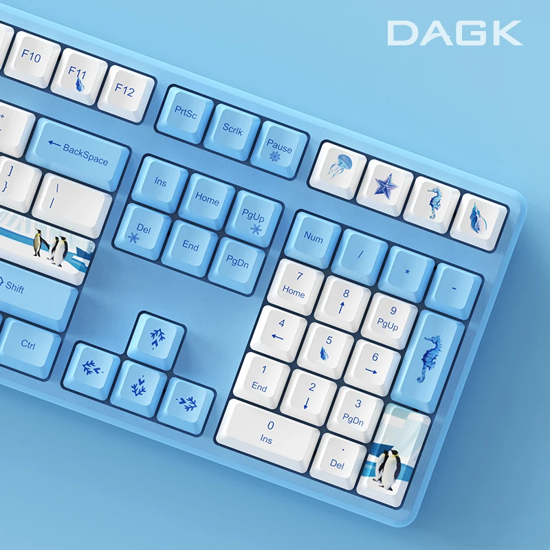 DAGK mechanical keyboard keycap classic color side engraved PBT personality keycap 61/87/104/108 key to adapt to OEM height
DAGK mechanical keyboard keycap classic color side engraved PBT personality keycap 61/87/104/108 key to adapt to OEM height