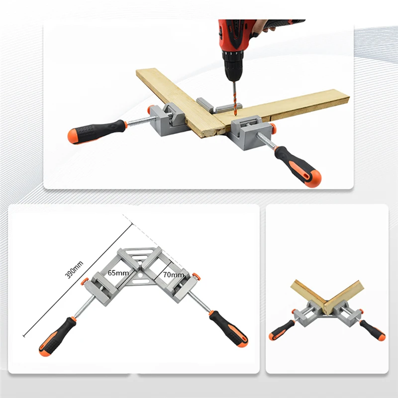 90 Degree Corner Clamp Right Angle Clamp Single Hanle Double Handle Clamps For Woodworking Welding Framing Splicing Tool Clip
90 Degree Corner Clamp Right Angle Clamp Single Hanle Double Handle Clamps For Woodworking Welding Framing Splicing Tool Clip
