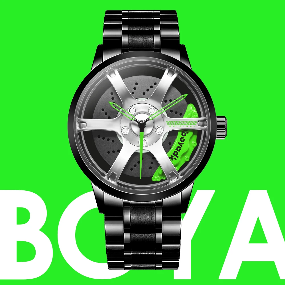 BOYADKA Watches Men's Wheel Rim Hub Watch Men Wristwatch Clock Sport Car Custom Design Creative Men Wrist Watch Relogio Masculin
BOYADKA Watches Men's Wheel Rim Hub Watch Men Wristwatch Clock Sport Car Custom Design Creative Men Wrist Watch Relogio Masculin