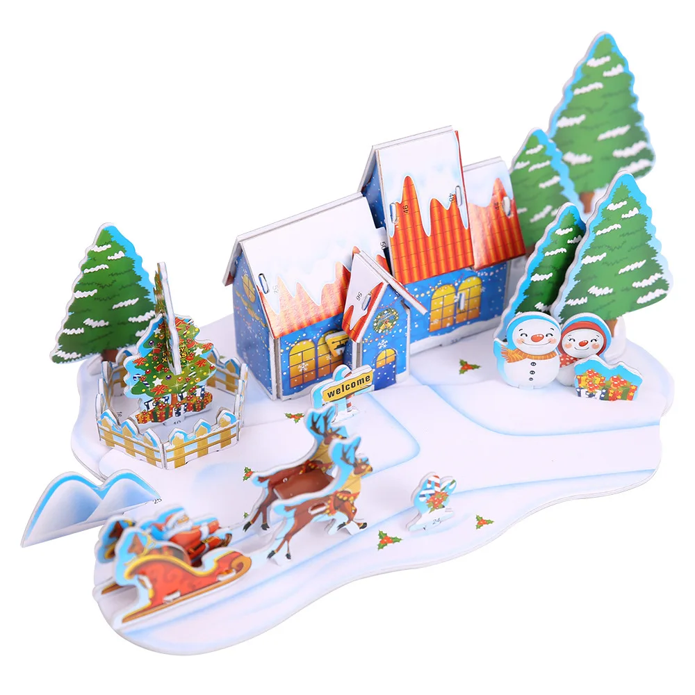 New Christmas Decorations DIY Paper Christmas House Snow House Children Gift Assemble Small House home decore christmas decor
New Christmas Decorations DIY Paper Christmas House Snow House Children Gift Assemble Small House home decore christmas decor