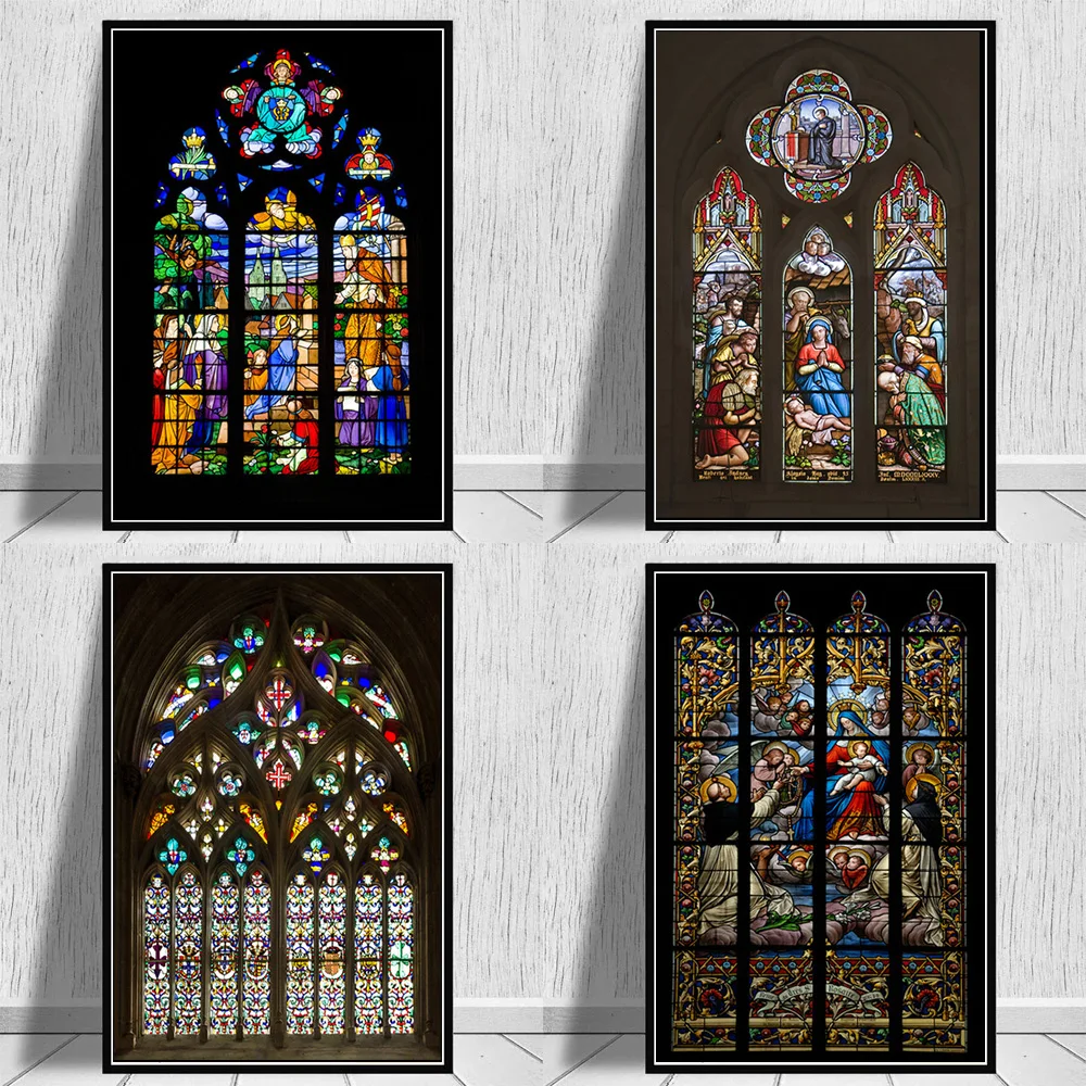 Colorful Church Christ Glass Window Building Canvas Painting Posters and Prints Wall Art Picture for Living Room Home Decoration
Colorful Church Christ Glass Window Building Canvas Painting Posters and Prints Wall Art Picture for Living Room Home Decoration