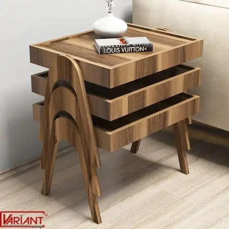 Triple Wooden Nesting Table / Tray Shaped Flat Top / Quality Turkish Walnut Tree
Triple Wooden Nesting Table / Tray Shaped Flat Top / Quality Turkish Walnut Tree