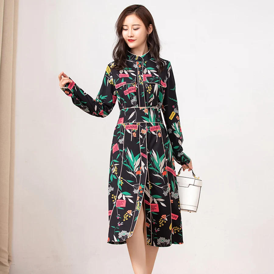 Dresses for Women Party Wholesale Runway Women Dress New Fashion High Quality Flower Print Split Vintage Long Dress Vestidos
Dresses for Women Party Wholesale Runway Women Dress New Fashion High Quality Flower Print Split Vintage Long Dress Vestidos