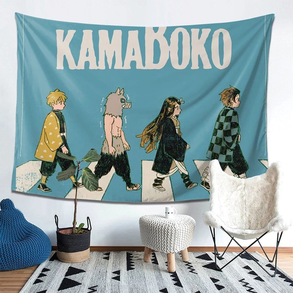 FFO Japanese Anime Tapestry Demon Slayer Hanging Tapestries Psychedelic Wall Background Cloth For Home Living Room Decoration
FFO Japanese Anime Tapestry Demon Slayer Hanging Tapestries Psychedelic Wall Background Cloth For Home Living Room Decoration