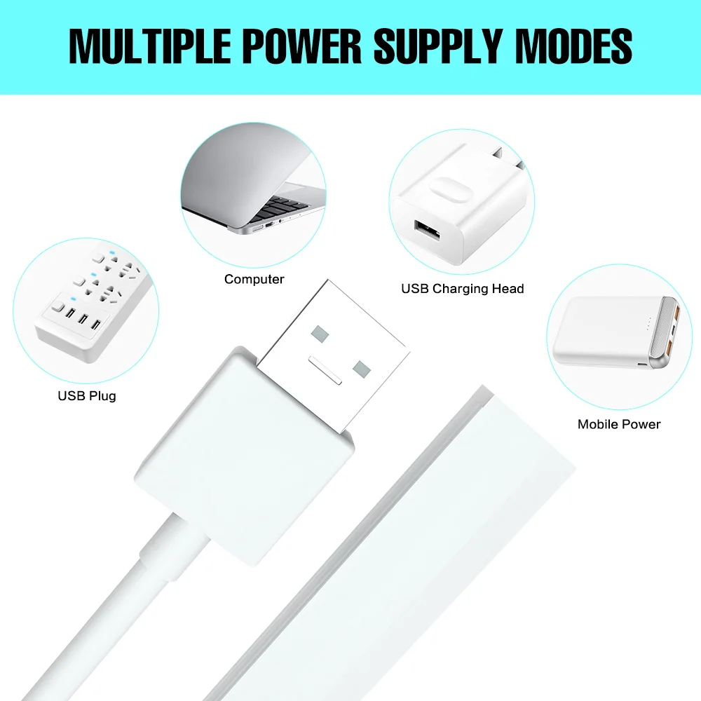 Smart Switch 254nm Ultraviolet Light LED Germicidal UV Hand Sweep Sensing Disinfection Lamp Tube 20/30/40/50CM Ozone | Лампы и