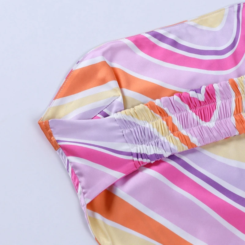 Women Rainbow Striped Print Strapless Tube Top Sexy Off Shoulder Backless Satin Elastic Bandeau Summer Wrapped Chest Vest K4UB
Women Rainbow Striped Print Strapless Tube Top Sexy Off Shoulder Backless Satin Elastic Bandeau Summer Wrapped Chest Vest K4UB