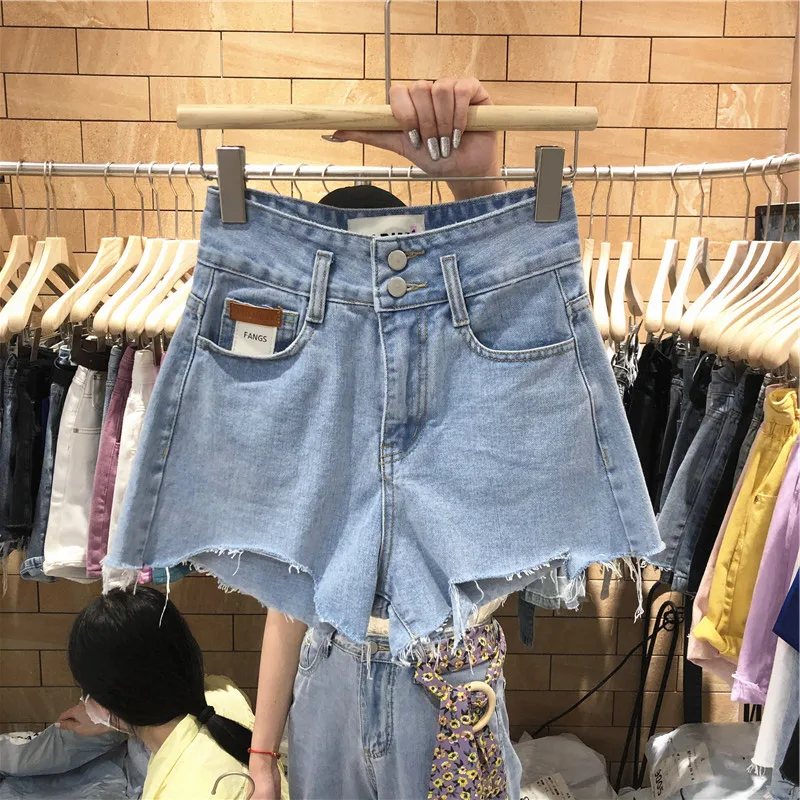 2021 Summer High Waist Korean Denim Shorts Women's New Thin Section Was Thinner and Taller Wild Wide-leg Pants Trend Pants Women
2021 Summer High Waist Korean Denim Shorts Women's New Thin Section Was Thinner and Taller Wild Wide-leg Pants Trend Pants Women