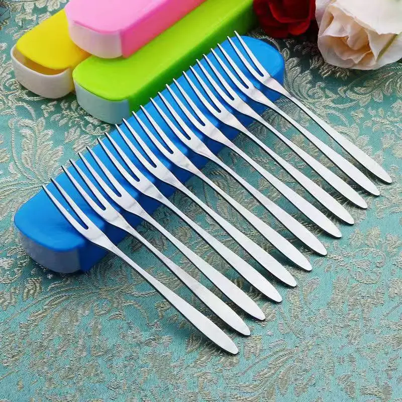 5pcs Fruit Fork Stainless Cake Dessert Mini Fork Salad Flatware Fork Table Cutlery Kitchen Fork Tools
5pcs Fruit Fork Stainless Cake Dessert Mini Fork Salad Flatware Fork Table Cutlery Kitchen Fork Tools
