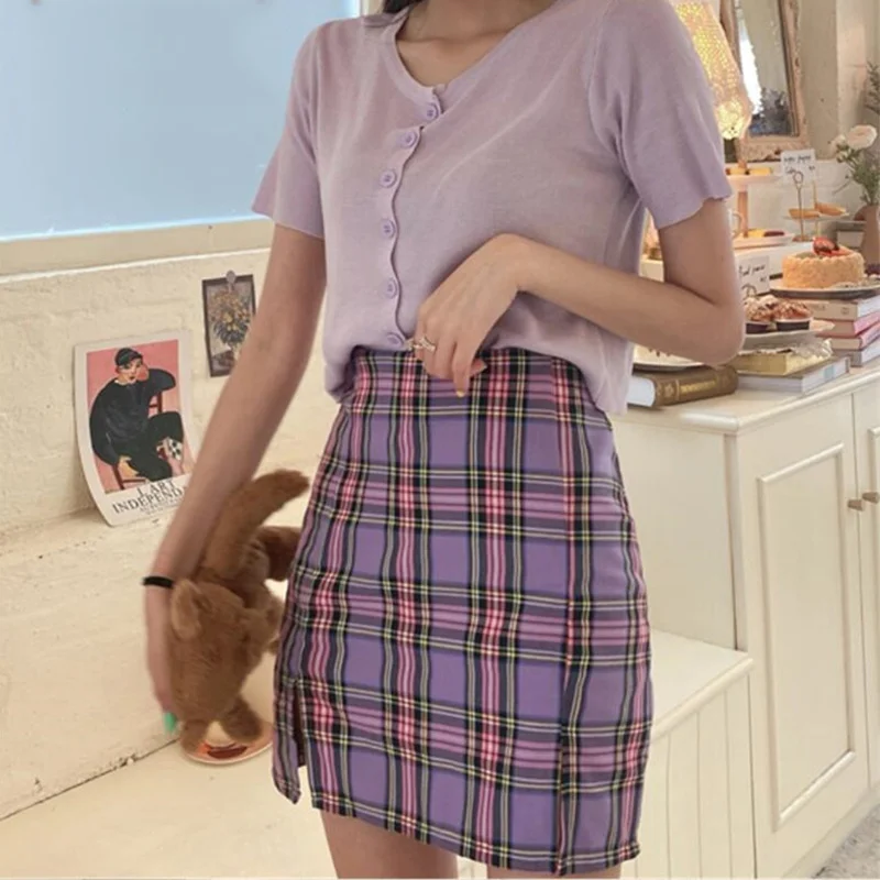Women Skirt Korean Student Chic Short Skirts Sexy Mini Skirts Female Skirts clothes vintage bag jeans clothing Colored Plaid top
Women Skirt Korean Student Chic Short Skirts Sexy Mini Skirts Female Skirts clothes vintage bag jeans clothing Colored Plaid top