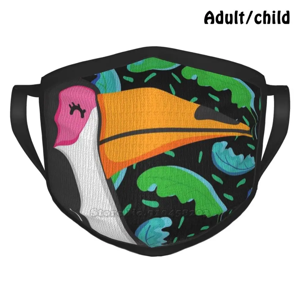 Exotic Tucan Bird Pm2.5 Anti Dust DIY Reusable Face Mask Exotic Cartoon Bird Background Wallpaper Screensaver Jungle Fauna
Exotic Tucan Bird Pm2.5 Anti Dust DIY Reusable Face Mask Exotic Cartoon Bird Background Wallpaper Screensaver Jungle Fauna
