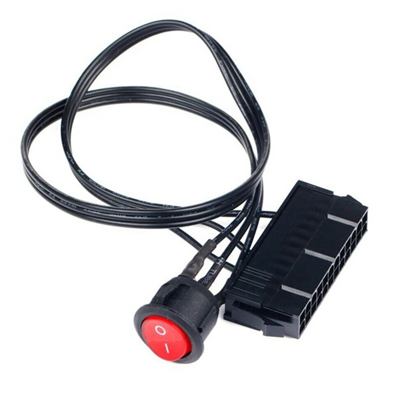 5Pack 50cm Cable Copper Tin Wire 24-Pin Female ATX PSU PC Power Supply Starter Tester Start Up Jumper with ON/OFF Switch
5Pack 50cm Cable Copper Tin Wire 24-Pin Female ATX PSU PC Power Supply Starter Tester Start Up Jumper with ON/OFF Switch