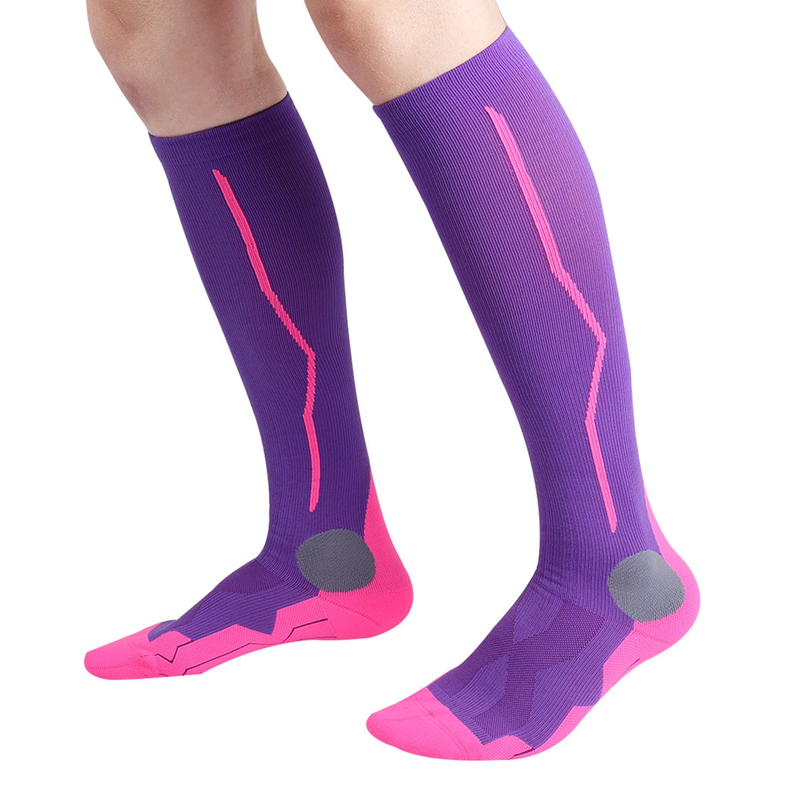 

Hot Selling Calf Shaping Compression Socks with Increasing Pressure Design Elastic Sports Support Stockings for Women Men