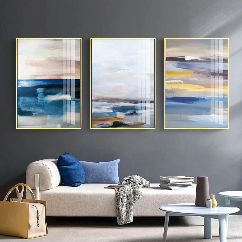 Blue Abstract Landscape Wall Art Canvas Painting Wave Nordic Posters and Prints Home Decor Wall Pictures for Living Room Modern
Blue Abstract Landscape Wall Art Canvas Painting Wave Nordic Posters and Prints Home Decor Wall Pictures for Living Room Modern