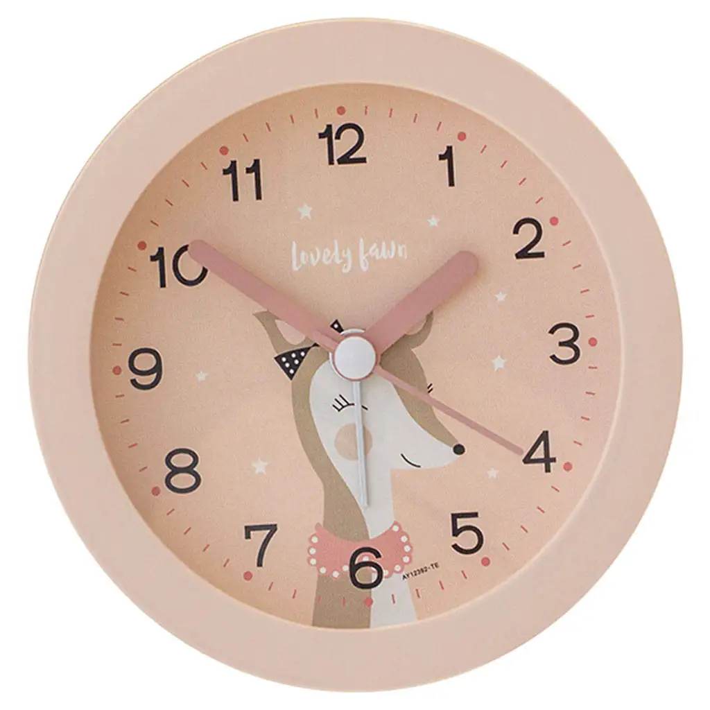 2Pcs Children Cute Cartoon Animal Alarm Clock Silent Non-Ticking Quartz Desk Bedside Alarm Clock for Kids
2Pcs Children Cute Cartoon Animal Alarm Clock Silent Non-Ticking Quartz Desk Bedside Alarm Clock for Kids