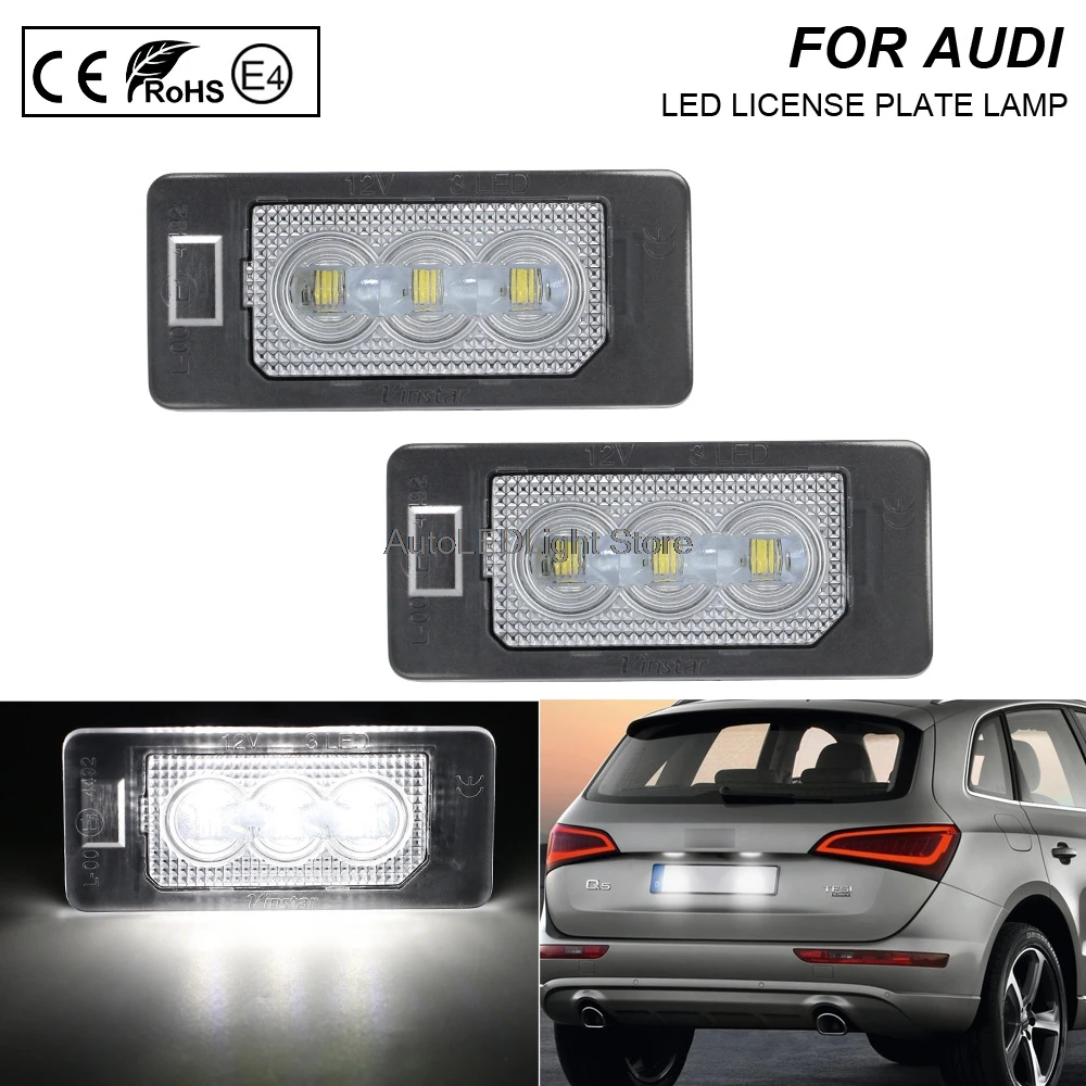 2X LED License Plate Lights Number Plate Lamp For Audi A4 A5 S5 Q5 TT TTS A1 A7 RS5 TTRS A6 Skoda Fabia II Superb Yeti Porsche
2X LED License Plate Lights Number Plate Lamp For Audi A4 A5 S5 Q5 TT TTS A1 A7 RS5 TTRS A6 Skoda Fabia II Superb Yeti Porsche