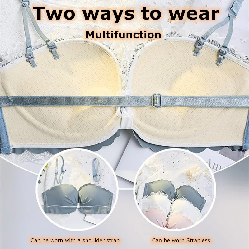 Strapless Bra Push Up Bra Women Without Straps Sexy Bralette Push up bras Tube Top Female Invisible Underwear gorge biustonosz 
Strapless Bra Push Up Bra Women Without Straps Sexy Bralette Push up bras Tube Top Female Invisible Underwear gorge biustonosz