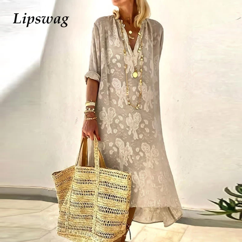 Винтажные платья с длинным рукавом и принтом, женское свободное платье Бохо С V-образным вырезом, сексуальное весеннее женское элегантное в...
Винтажные платья с длинным рукавом и принтом, женское свободное платье Бохо С V-образным вырезом, сексуальное весеннее женское элегантное в...