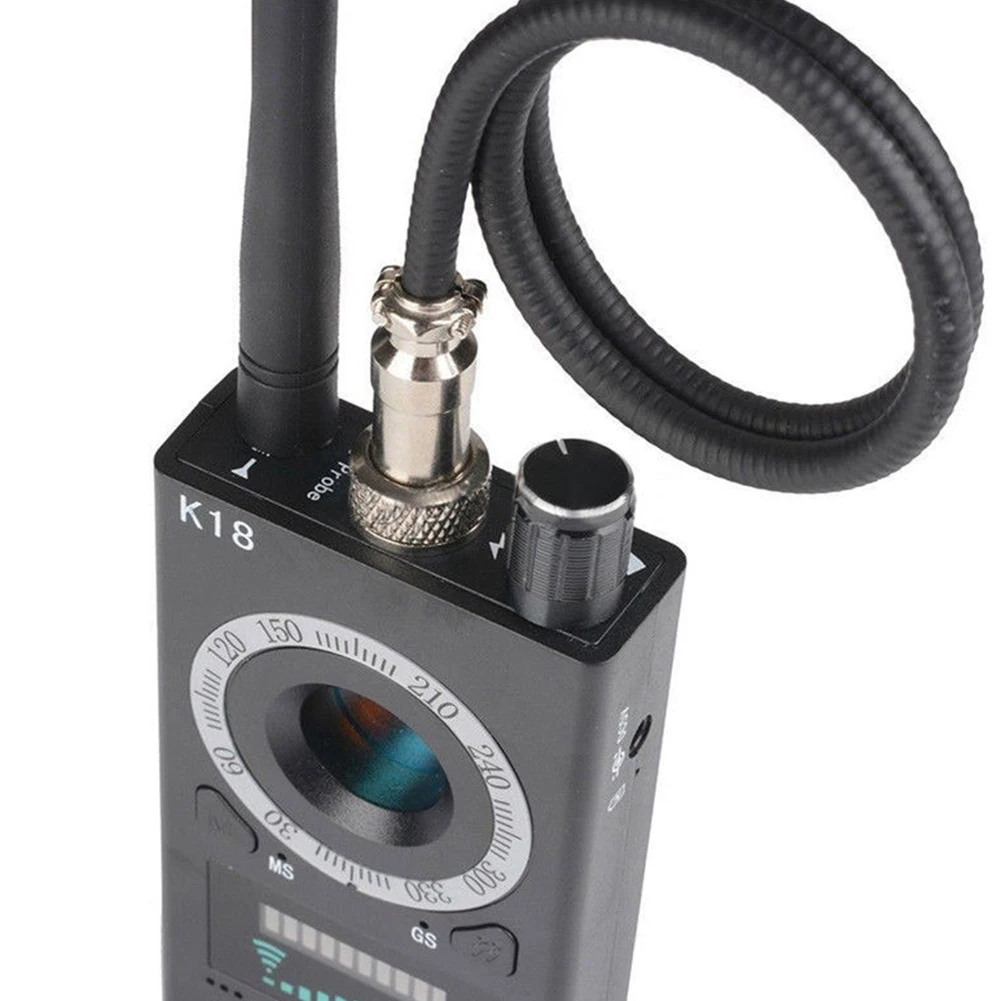 K18 GSM Finder Camera Bug Scan Privacy Protect Audio Radio Wave Detector RF Signal Full-Range
K18 GSM Finder Camera Bug Scan Privacy Protect Audio Radio Wave Detector RF Signal Full-Range