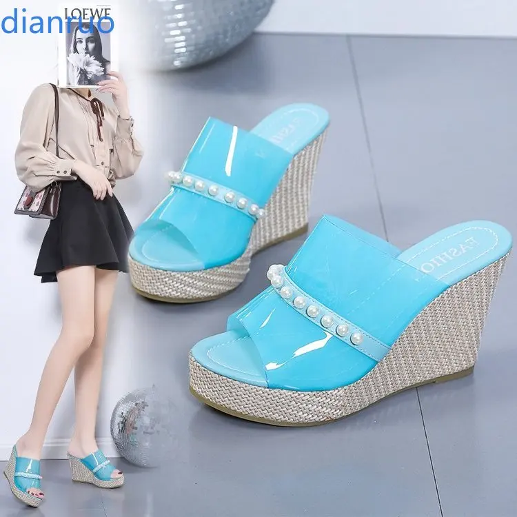 Slope heel high heel sandals waterproof platform sponge cake thick bottom hemp rope fish mouth women's shoes new slippers
Slope heel high heel sandals waterproof platform sponge cake thick bottom hemp rope fish mouth women's shoes new slippers
