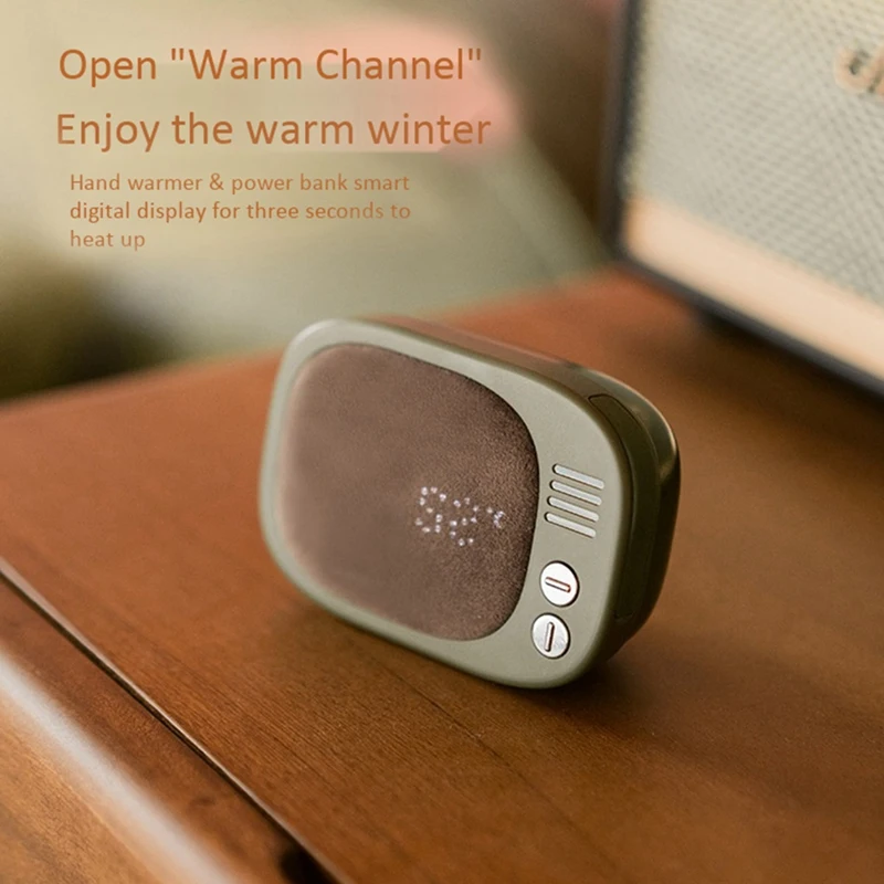 USB Rechargeable Hand Warmers 4000MAh Portable Hand Warmer Pocket, Best Gifts for Men and Women in Cold Winter
USB Rechargeable Hand Warmers 4000MAh Portable Hand Warmer Pocket, Best Gifts for Men and Women in Cold Winter
