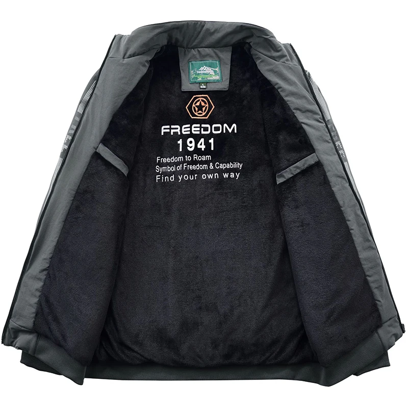 Men's Autumn Winter Fleece Jacekts Plus Size Casual Warm Jacket Coat Men Brand Clothing Plus Velvet Winter Jacket 2021
Men's Autumn Winter Fleece Jacekts Plus Size Casual Warm Jacket Coat Men Brand Clothing Plus Velvet Winter Jacket 2021