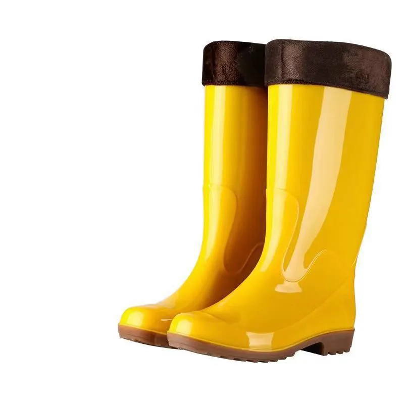 New Plus Velvet Rainboots High Top Kitchen Water Boots Non-slip Wear-resistant Men Women Water Shoes Couples Works Rain Boots
New Plus Velvet Rainboots High Top Kitchen Water Boots Non-slip Wear-resistant Men Women Water Shoes Couples Works Rain Boots