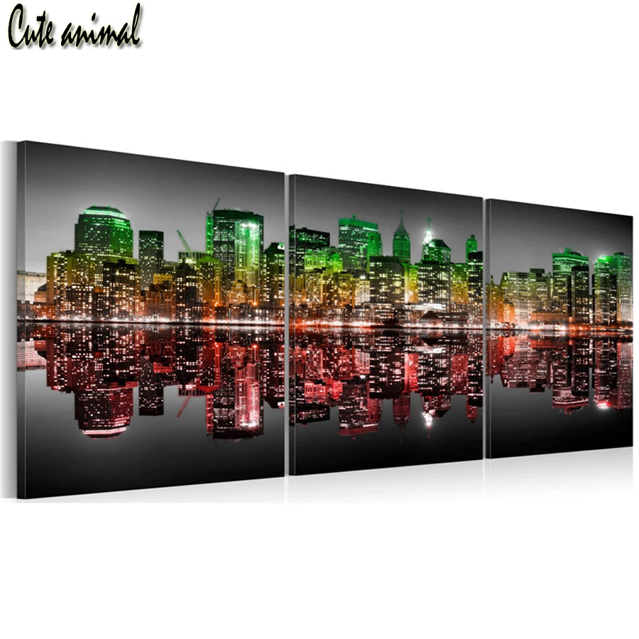 3 PCS Needlework Diy 5d Diamond Painting New York City Night View Cross Stitch 2020 Diamond Embroidery Rhinestone new Home Decor
3 PCS Needlework Diy 5d Diamond Painting New York City Night View Cross Stitch 2020 Diamond Embroidery Rhinestone new Home Decor