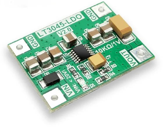 LT3045 Module Single Power Supply Low Noise Linearity RF Power Supply Module MINI Version
LT3045 Module Single Power Supply Low Noise Linearity RF Power Supply Module MINI Version