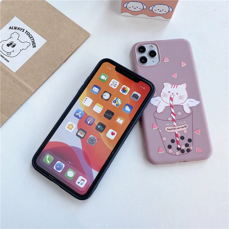 Cat Silicone Soft Phone Case For iPhone 7 8 Plus 2020 SE X XR XS Max 11 11Pro Max 12 12Pro Max Pro Mini Case Cover Capinha Shell 
Cat Silicone Soft Phone Case For iPhone 7 8 Plus 2020 SE X XR XS Max 11 11Pro Max 12 12Pro Max Pro Mini Case Cover Capinha Shell