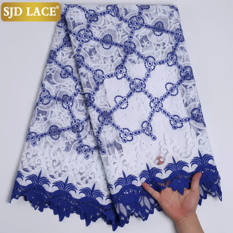 SJD LACE 2021New Design African Lace Fabric Embroidery French Lace Fabric With Stones Milk Silk Lace For Wedding Party Sew 2210B
SJD LACE 2021New Design African Lace Fabric Embroidery French Lace Fabric With Stones Milk Silk Lace For Wedding Party Sew 2210B
