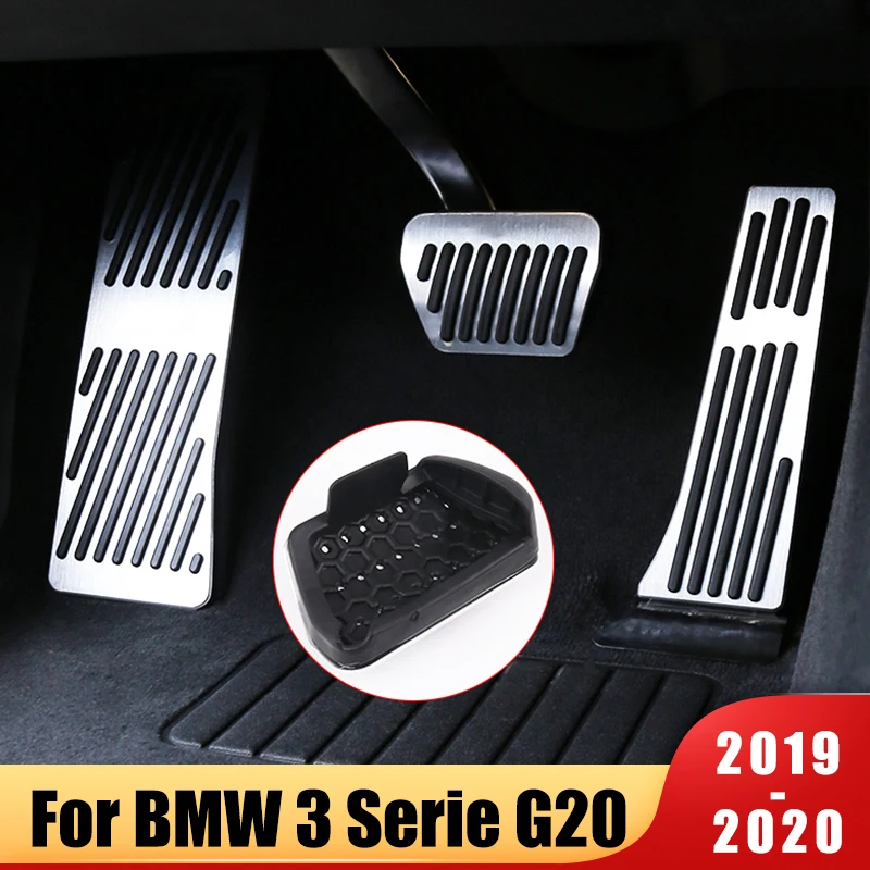 Aluminum Alloy Car Accelerator Brake Pedal Footrest Pedals Cover Pads For BMW 3 Serie G20 G21 2019 2020 Interior Accessories
Aluminum Alloy Car Accelerator Brake Pedal Footrest Pedals Cover Pads For BMW 3 Serie G20 G21 2019 2020 Interior Accessories