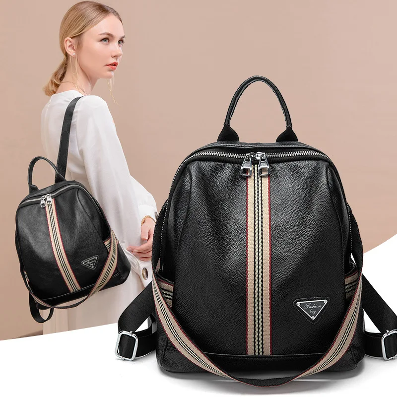 School Bag Travel Bag Backpack Large Capacity Genuine Leather Backpack Fashion Backpack Purse Women Men Bookbag School Backpack
School Bag Travel Bag Backpack Large Capacity Genuine Leather Backpack Fashion Backpack Purse Women Men Bookbag School Backpack