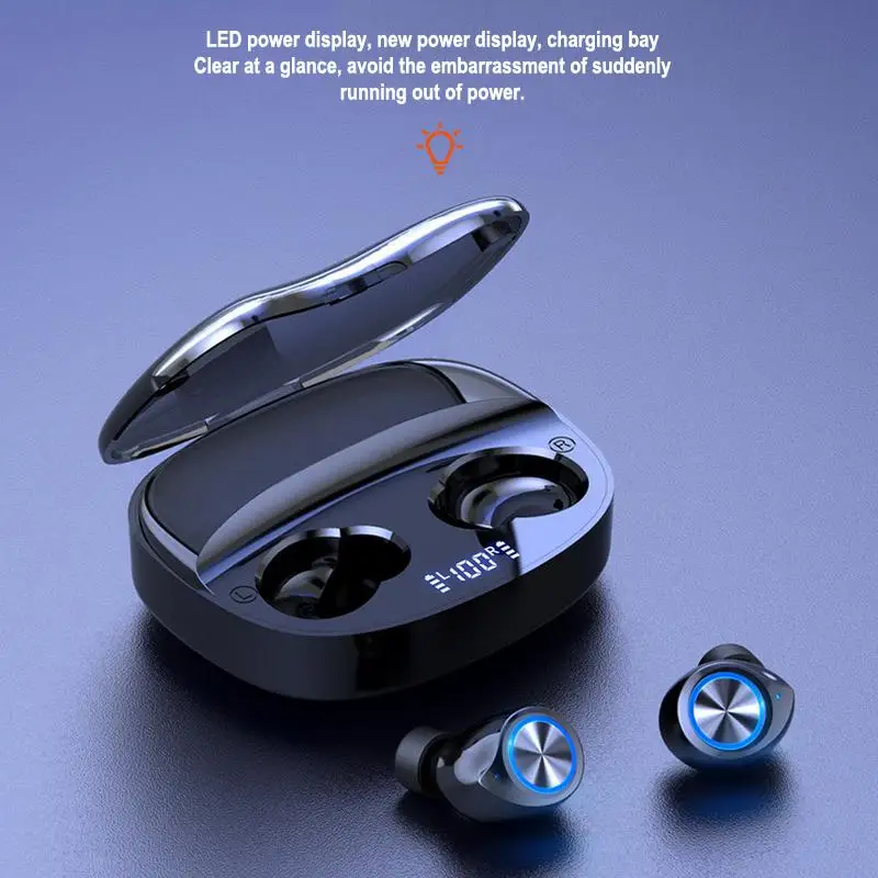 New TW90 5.0 Wireless Bluetooth Earbuds Fingertip Touch Control LED Digital Display Headphones For All phones
New TW90 5.0 Wireless Bluetooth Earbuds Fingertip Touch Control LED Digital Display Headphones For All phones