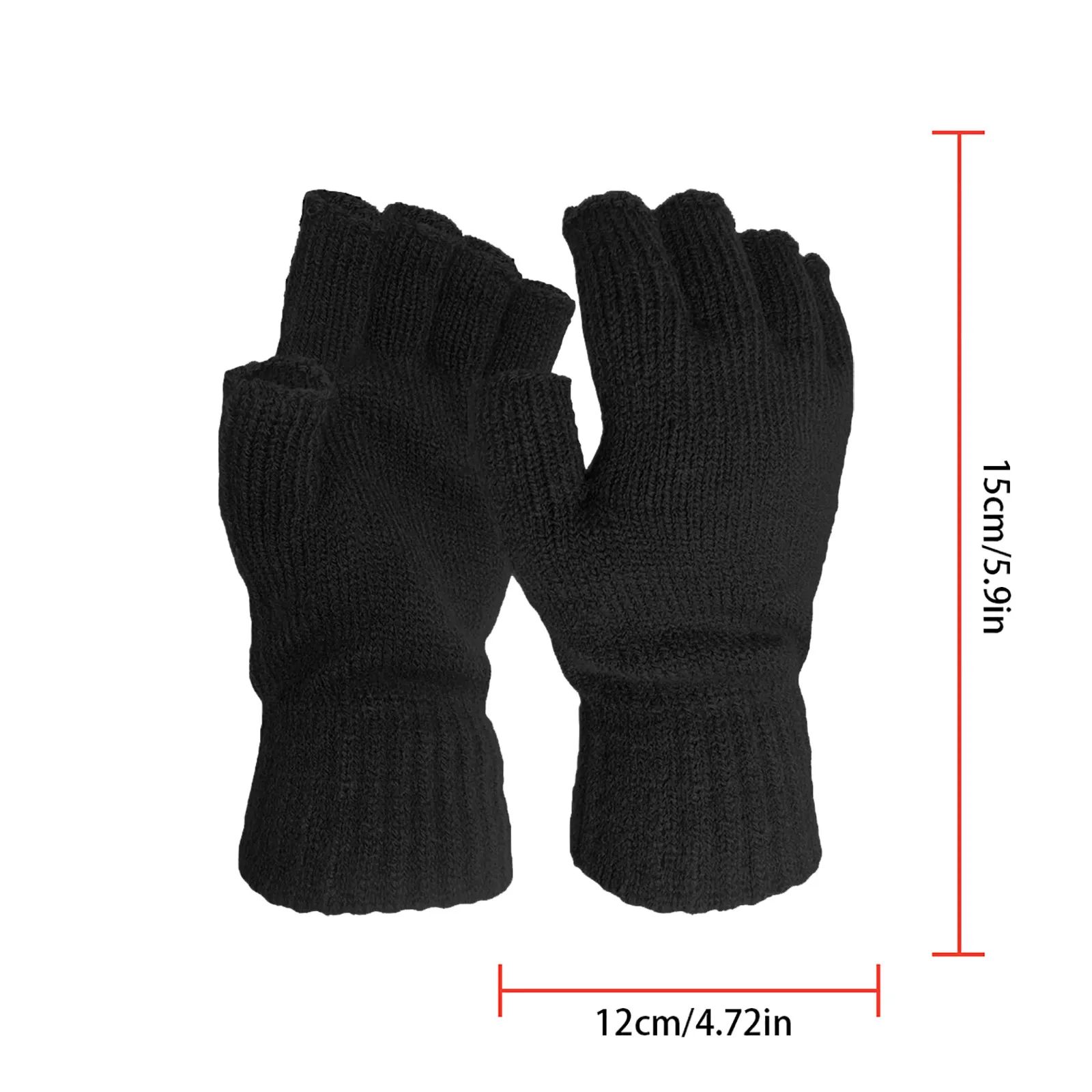 Men's And Women's Winter Thicken Warm Gloves Fashion Solid Color Stretch Knitted Half-finger Touch Screen Gloves Warm Mittens
Men's And Women's Winter Thicken Warm Gloves Fashion Solid Color Stretch Knitted Half-finger Touch Screen Gloves Warm Mittens