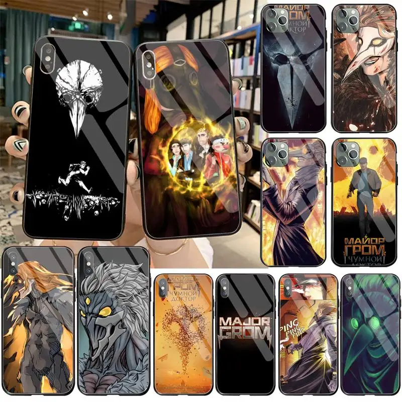 HPCHCJHM Major Grom Customer High Quality Phone Case Tempered Glass For iPhone 11 Pro XR XS MAX 8 X 7 6S 6 Plus SE 2020 case 
HPCHCJHM Major Grom Customer High Quality Phone Case Tempered Glass For iPhone 11 Pro XR XS MAX 8 X 7 6S 6 Plus SE 2020 case