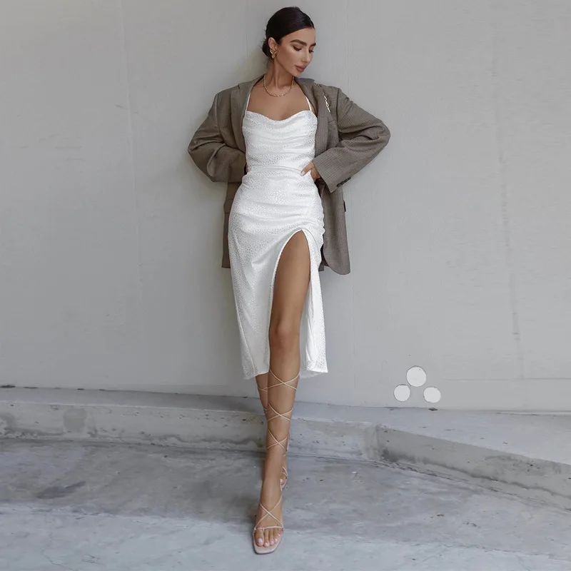 Sexy Party 2020 Summer Long Dress Women Streetwear White High Split Dress Streetwear Backless Bodycon Club Dresses Vestidos
Sexy Party 2020 Summer Long Dress Women Streetwear White High Split Dress Streetwear Backless Bodycon Club Dresses Vestidos