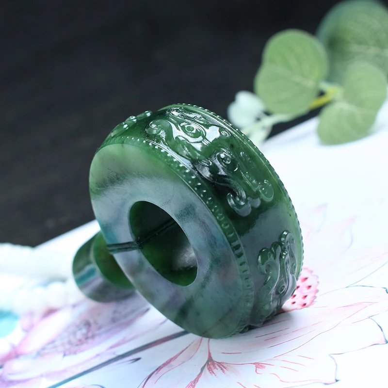 100% real jade natural handmade dragon hetian black jade ring male and female jade rings jade gift rings brand men jewelry
100% real jade natural handmade dragon hetian black jade ring male and female jade rings jade gift rings brand men jewelry