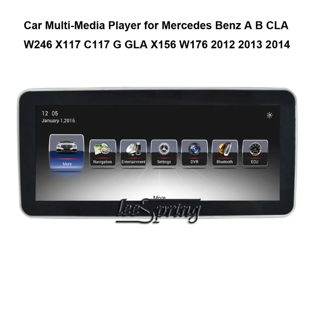 Фото 10 25 дюймовый автомобильный мультимедийный плеер для Mercedes Benz A B CLA W246 X117 C117 G GLA X156 W176