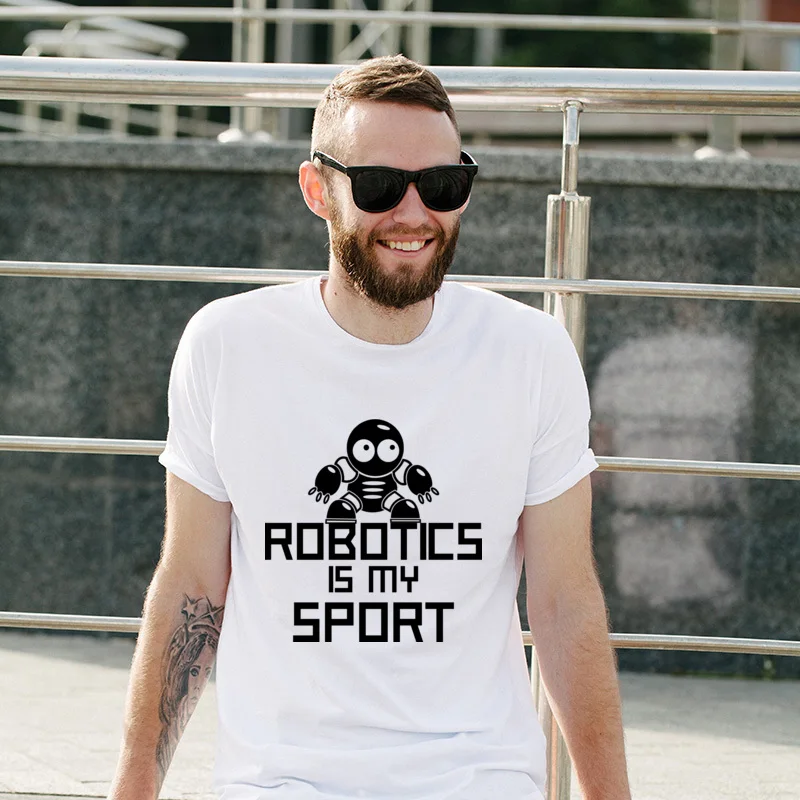 ROBOTICS Robotics Is My Sport Print Autumn T Shirt High Quality Custom Tops Tees Pure Cotton Short Sleeve T-Shirts Drop Shipping
ROBOTICS Robotics Is My Sport Print Autumn T Shirt High Quality Custom Tops Tees Pure Cotton Short Sleeve T-Shirts Drop Shipping