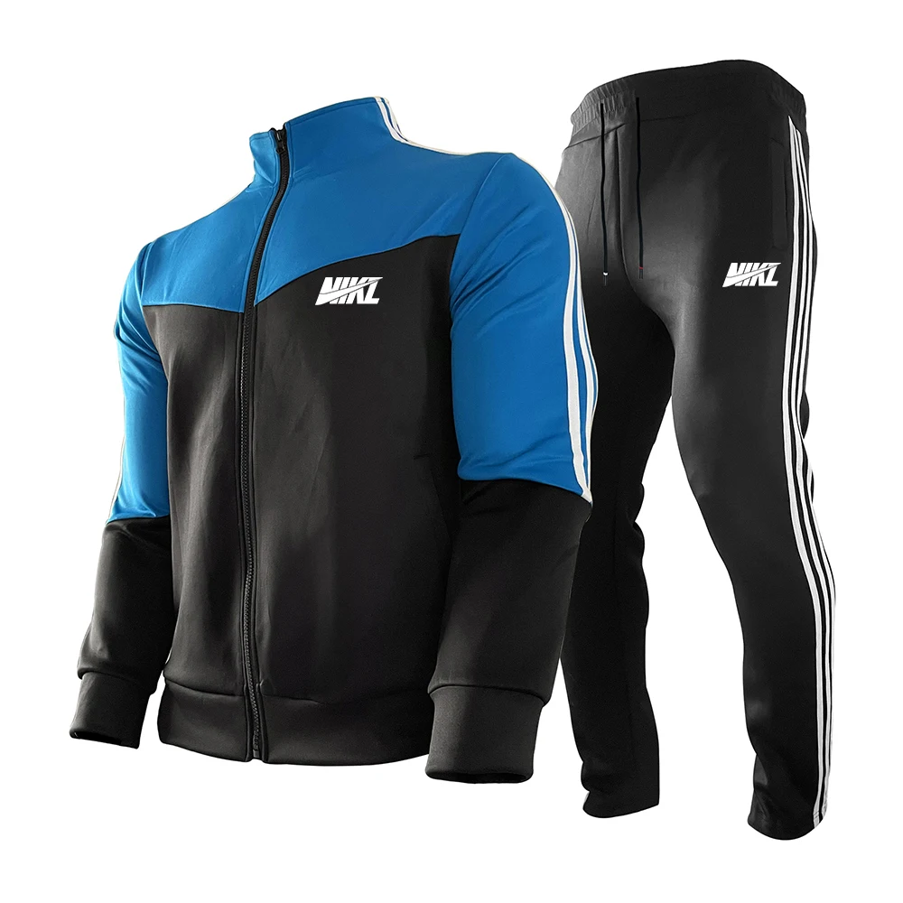 2021 Autumn Letter Printing Men's Contrast Color Side Seam Zipper Open Jacket And Jogging Pants Suit Fashion Sports 2-Piece Set
2021 Autumn Letter Printing Men's Contrast Color Side Seam Zipper Open Jacket And Jogging Pants Suit Fashion Sports 2-Piece Set