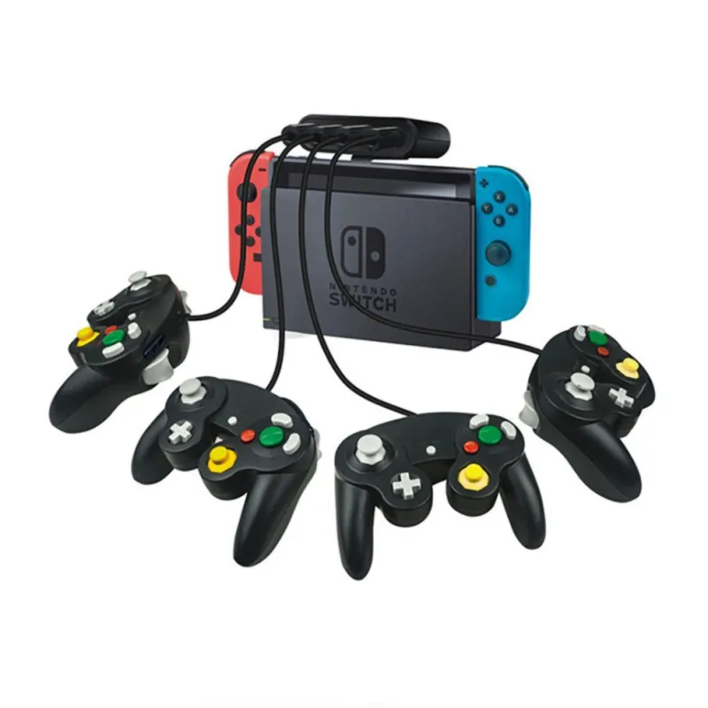 Адаптер контроллера GameCube 2 в 1 преобразователь для Wi-Fi и U-ПК WiiU Nintendo Switch ДЛЯ NS |