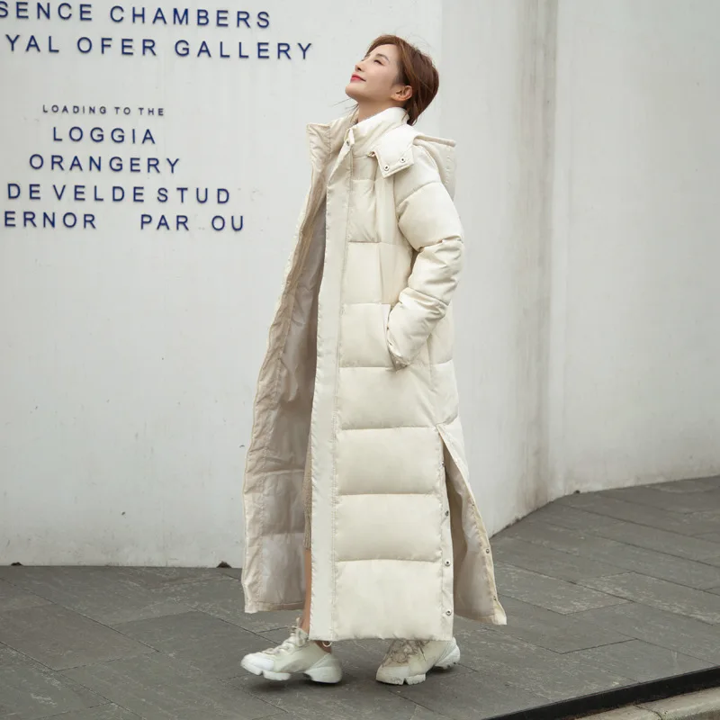 Korean Fashion Style Thick Down Parka Women With Hood Winter Coat Cultivate Morality Fashion Black White Sister Student Jacket
Korean Fashion Style Thick Down Parka Women With Hood Winter Coat Cultivate Morality Fashion Black White Sister Student Jacket
