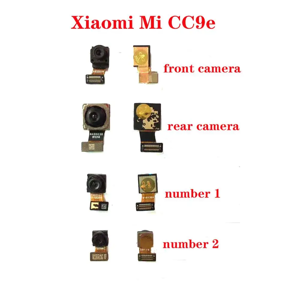 

Для Xiaomi Mi CC9e задняя большая камера + модуль фронтальной камеры гибкий кабель запасная часть + номер для отслеживания