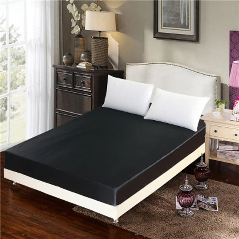 Soft Slik Stain Mattress Cover Black Color King Queen Twin Size All-inclusive Bed Fitted Sheet Not Including Pillowcase
Soft Slik Stain Mattress Cover Black Color King Queen Twin Size All-inclusive Bed Fitted Sheet Not Including Pillowcase